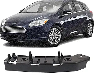 Front Bumper Cover Reinforcement Bracket Plastic Left Driver Side Direct Replacement Compatible With 2012-2018 Ford Focus FO1026111 CP9Z17C947B