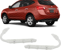 Set Of 2 Rear Bumper Bracket Plastic Left Driver & Right Passenger Side Direct Replacement Compatible With 2008-2013 Nissan Rogue / 2014-2015 Rogue Select NI1143106 NI1142106
