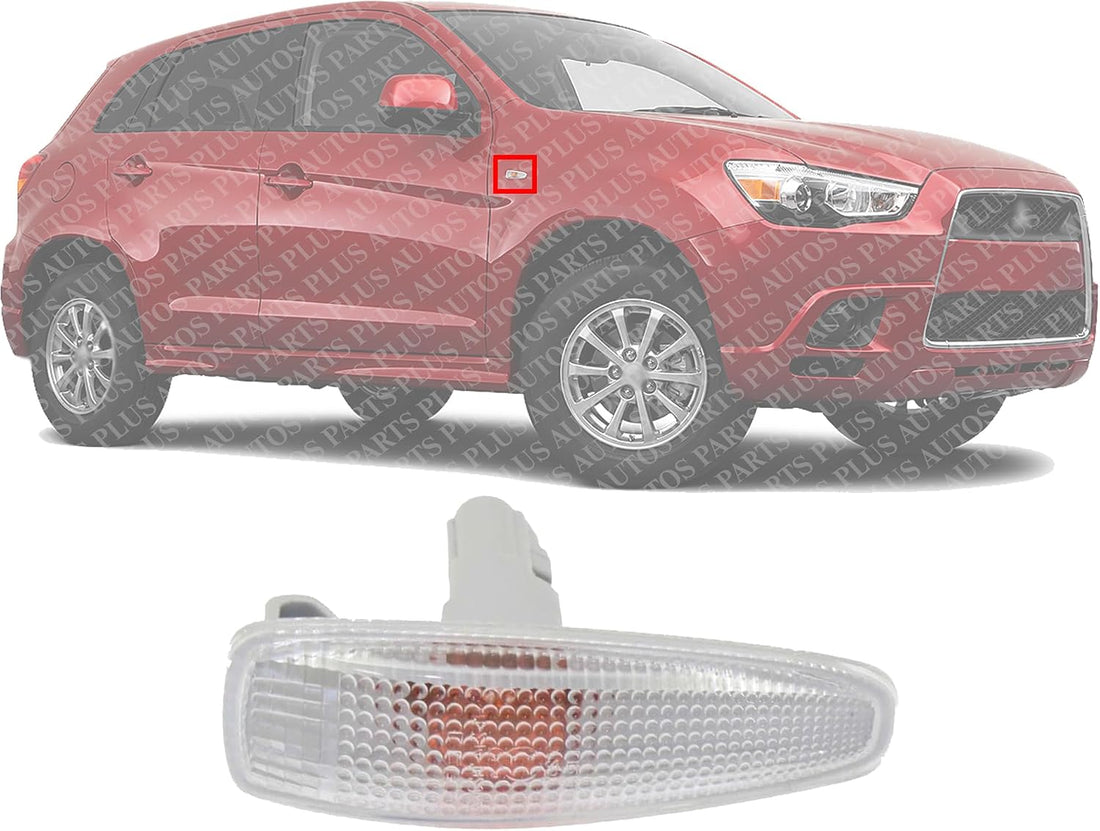Front Side Marker Light Repeater Lamp Right Passenger Side Direct Replacement Compatible With 2008-2017 Mitsubishi Lancer / 2007-2013 Mitsubishi Outlander MI2570102 8351A001