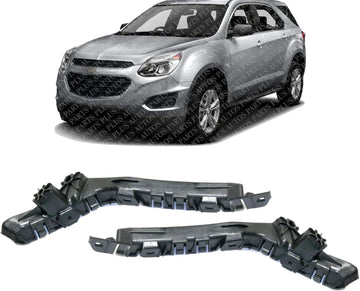 Set Of 2 Front Bumper Retainer Bracket Left Driver & Right Passenger Side Direct Replacement Compatible With 2010-2017 Chevrolet Equinox GM1033116 GM1032116 84059893 84059892