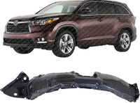 Front Fender Liner Left Driver Side Direct Replacement Compatible With 2014-2019 Toyota Highlander TO1248196 538060E110