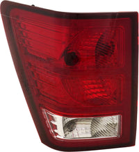 Tail Light Assembly Left Driver & Right Passenger Side Direct Replacement Compatible With 2007-2010 Jeep Grand Cherokee CH2801172 CH2800172 55079012AC 55079013AC