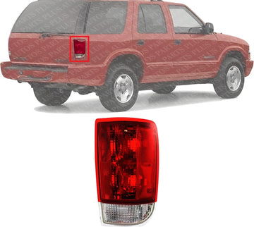 Tail Light Right Passenger Side Direct Replacement Compatible With 1995-2005 Chevrolet Blazer GM2801126 19179679