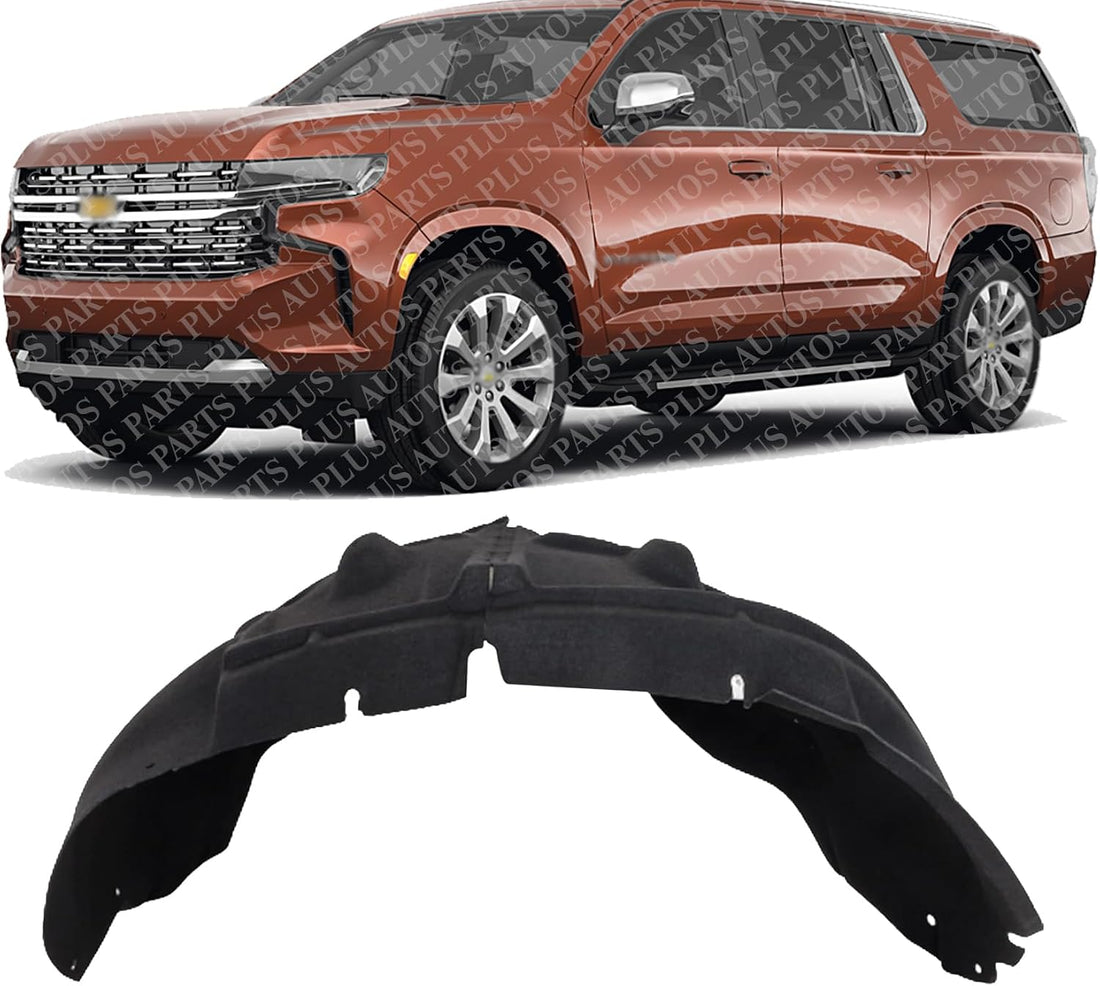 Front Fender Liner Left Driver Side Direct Replacement Compatible With 2021-2024 Chevrolet Suburban/Tahoe GM1248312 84856829