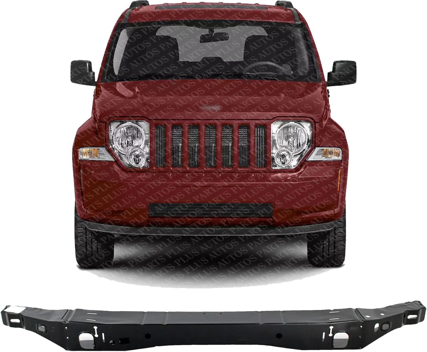 Front Reinforcement Lower Crossmember Direct Replacement Compatible With 2002-2012 Jeep Liberty / 2007-2011 Dodge Nitro CH1006213 CH1229100 55360190AN