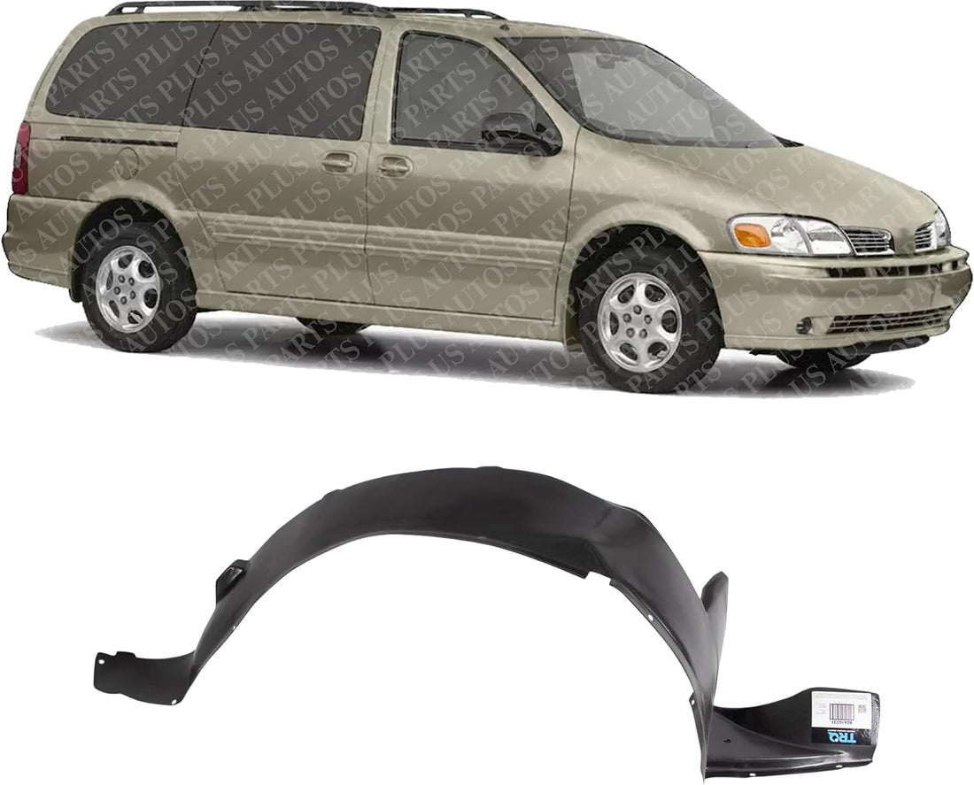 Front Fender Liner Right Passenger Side Direct Replacement Compatible With 1997-2005 Chevrolet Venture / 1997-2004 Oldsmobile Silhouette GM1249149 10434829