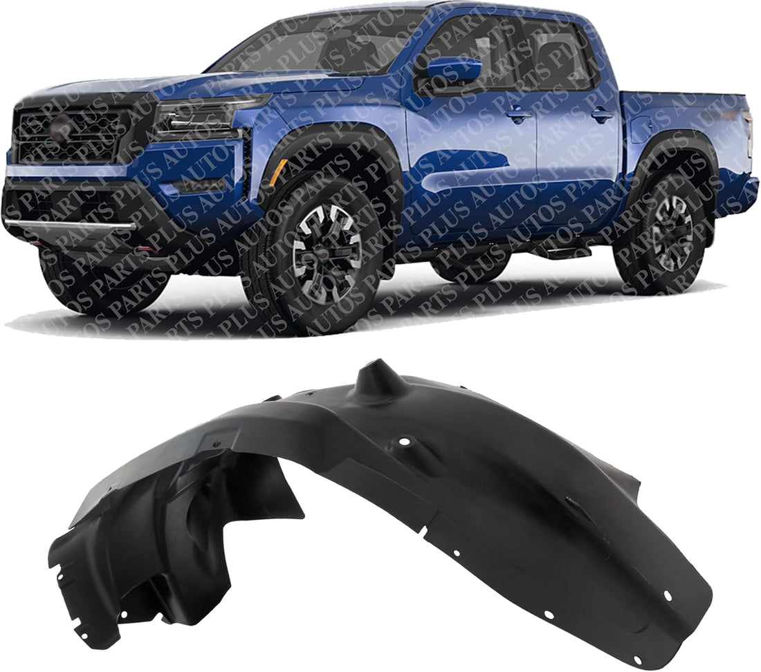 Front Fender Liner Left Driver Side Direct Replacement Compatible With 2022-2024 Nissan Frontier NI1248185 638419BU1A
