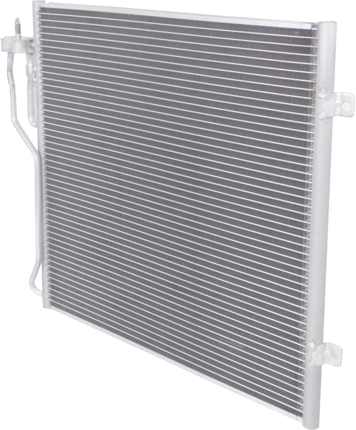Front A/C Condenser Aluminum Core Direct Replacement Compatible With 2002-2007 Jeep Liberty CH3030154 CH3030219 55037512AB 55037465AC