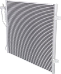 Front A/C Condenser Aluminum Core Direct Replacement Compatible With 2002-2007 Jeep Liberty CH3030154 CH3030219 55037512AB 55037465AC
