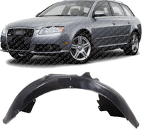 Front Fender Liner Left Driver Side Direct Replacement Compatible With 2002-2009 Audi S4 / 2007-2009 A4 AU1250106 8E0821171C