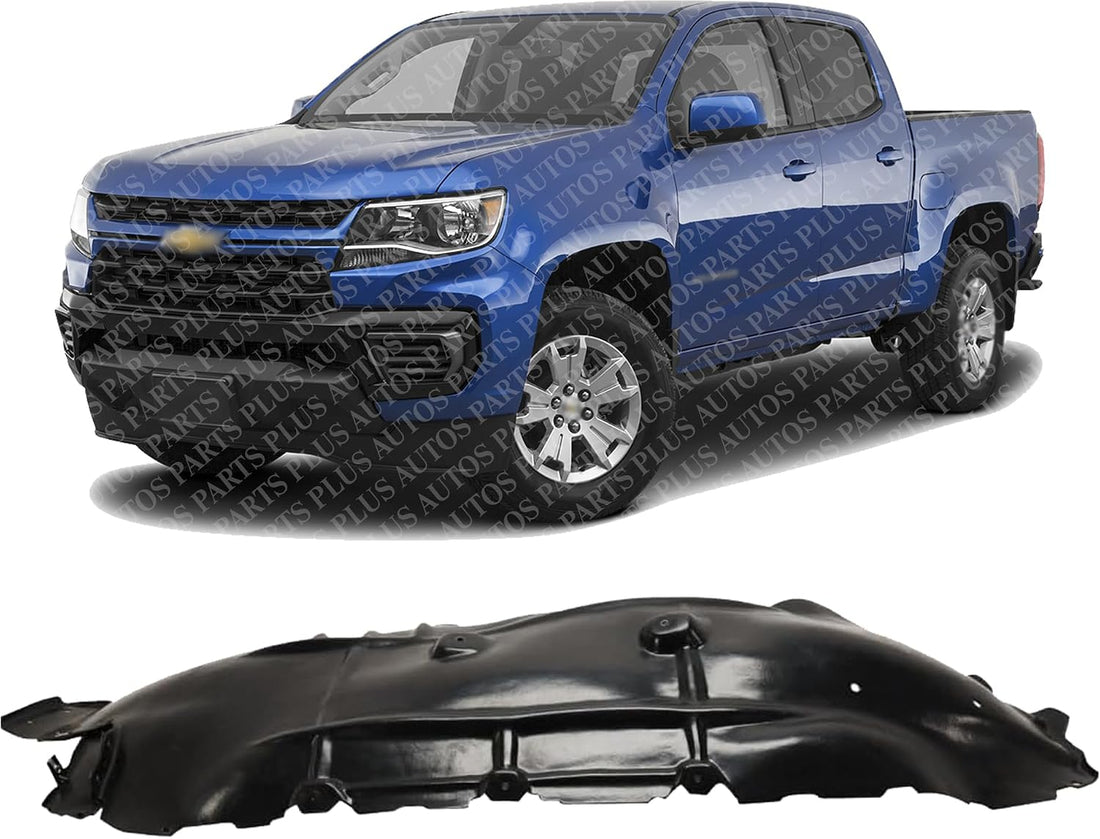 Front Fender Liner Left Driver Side Direct Replacement Compatible With 2021-2022 Chevrolet Colorado GM1248319 84869177-PFM