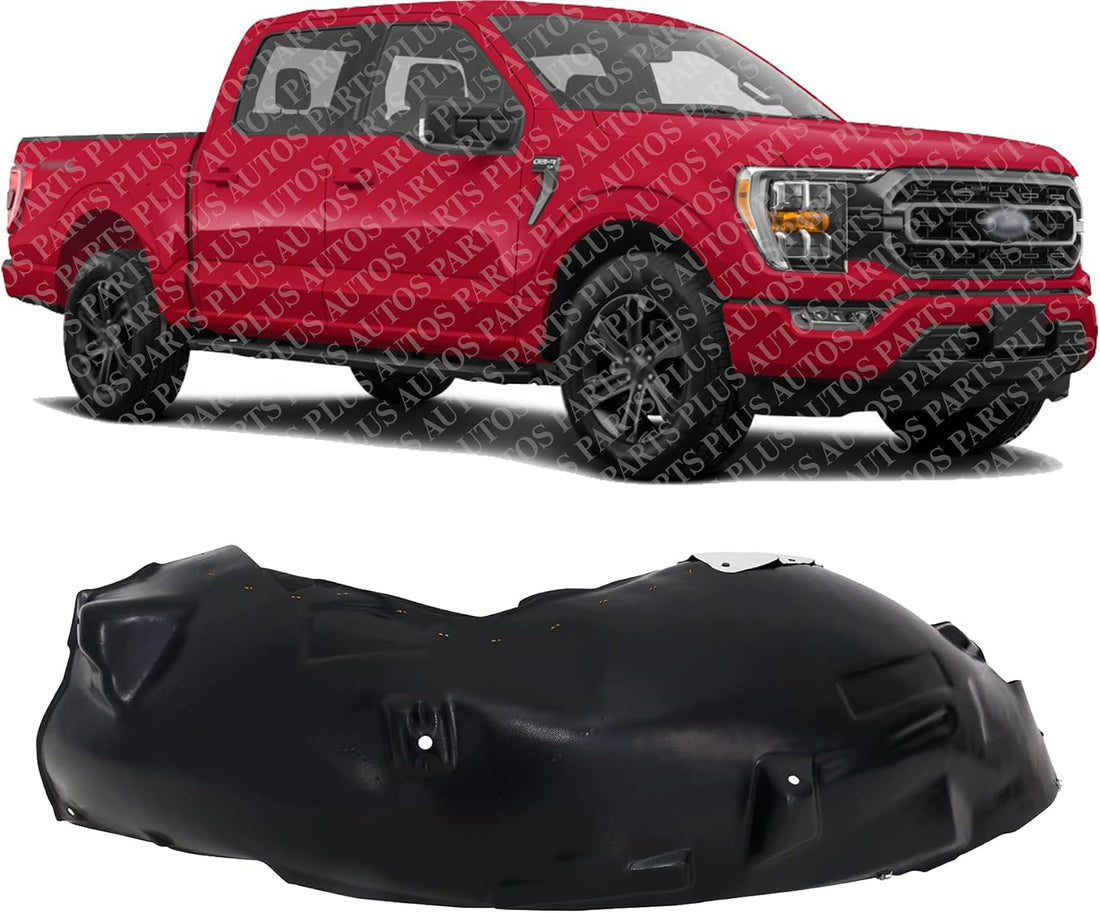Front Fender Liner Right Passenger Side Direct Replacement Compatible With 2021-2023 Ford F-150 FO1249213 ML3Z16102C