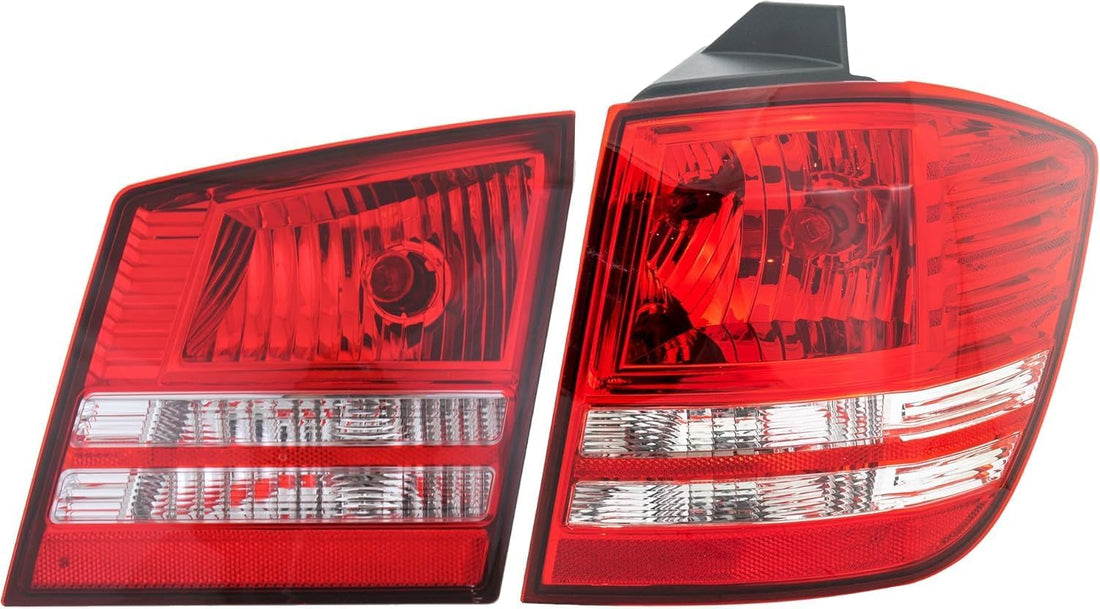 AUTOS PARTS PLUS Tail Light Inner & Outer Assembly Right Passenger Side Direct Replacement Compatible With 2010-2018 Dodge Journey CH2805102 CH2803100 4806368AF 5116290AH