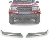 AUTOS PARTS PLUS Set Of 2 Front Bumper End Cap Extension Left Driver & Right Passenger Side Direct Replacement Compatible With 1998-2000 Toyota Tacoma TO1005165 TO1004165 5210204010 5210304010