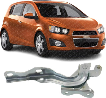Front Hood Hinge Steel Right Passenger Side Direct Replacement Compatible With 2012-2020 Chevrolet Sonic GM1236141 95462342