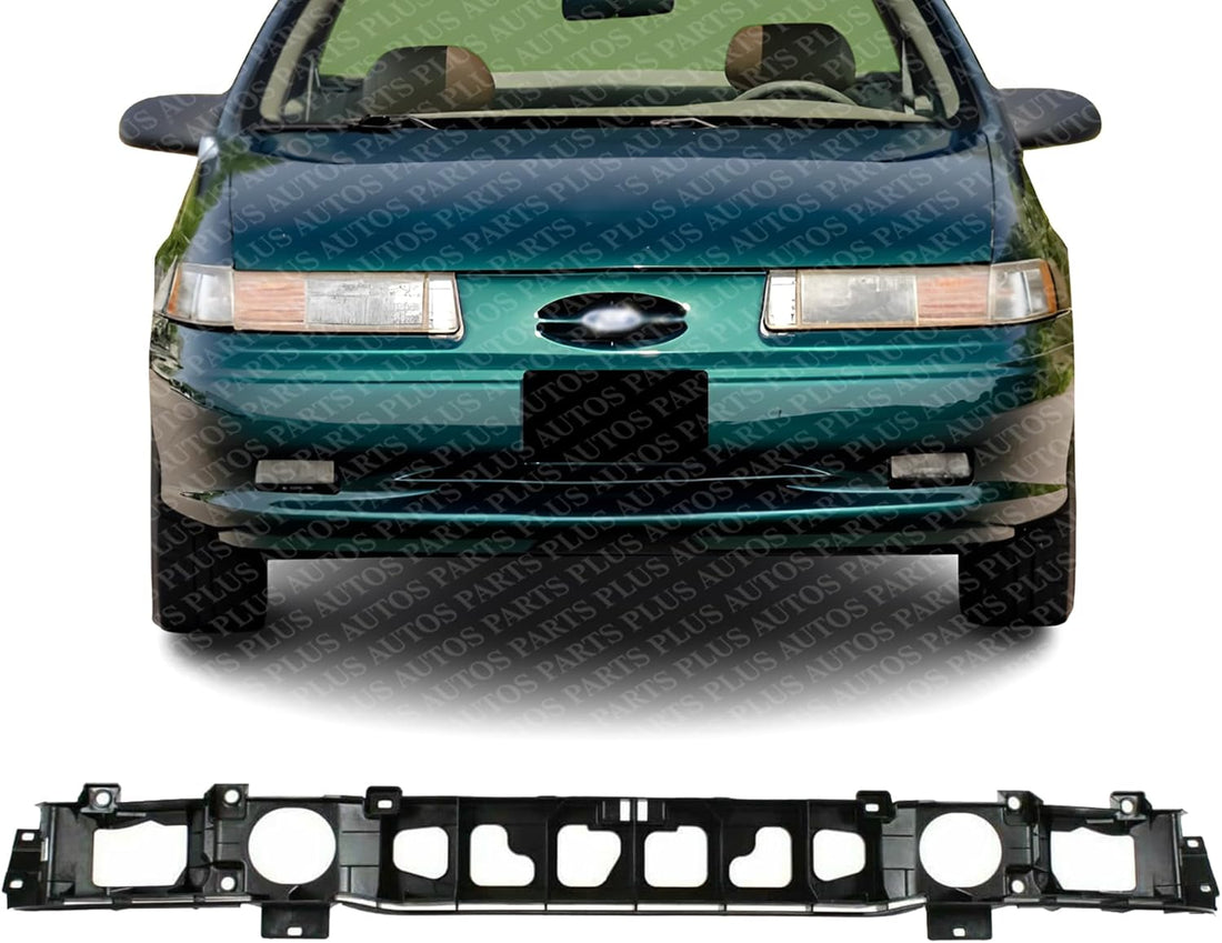 Front Header Panel Plastic Direct Replacement Compatible With 1992-1995 Ford Taurus FO1221118 F4DZ8A284A