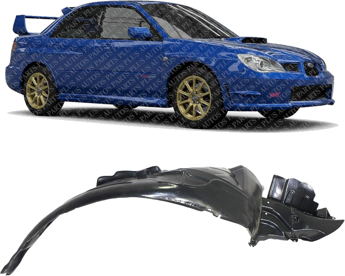 Front Fender Liner Right Passenger Side Direct Replacement Compatible With 2004-2005 Subaru Impreza SU1251100 59110FE062