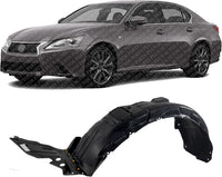 Front Fender Liner Left Driver Side Direct Replacement Compatible With 2013-2015 Lexus GS350 / GS450h LX1248122 5380630203