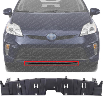 Front Bumper Lower Grille Plastic Direct Replacement Compatible With 2012-2015 Toyota Prius TO1091103 5311347040