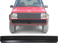 Front Bumper Face Bar Primed Steel Direct Replacement Compatible With 1986-1992 Jeep Comanche / 1984-1990 Wagoneer / 1984-1996 Cherokee CH1002160 55234551AB