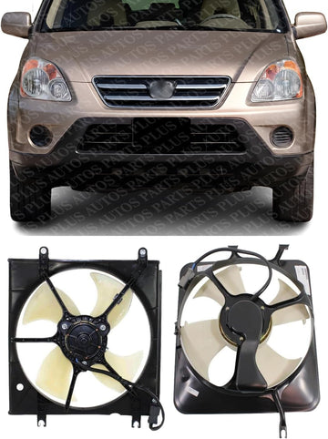 Front Radiator & A/C Condenser Single Fan Assembly Direct Replacement Compatible With 1997-2001 Honda CR-V HO3115106 HO3113110 19015P3F004-PFM 38615P3F000
