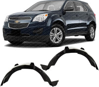 Set Of 2 Front Fender Liner Left Driver & Right Passenger Side Direct Replacement Compatible With 2014-2017 Chevrolet Equinox GM1249240 GM1248240 23271692 23271691
