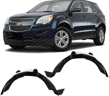 Set Of 2 Front Fender Liner Left Driver & Right Passenger Side Direct Replacement Compatible With 2014-2017 Chevrolet Equinox GM1249240 GM1248240 23271692 23271691