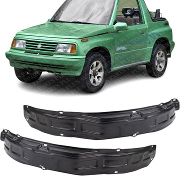 Set of 2 Front Fender Liner Right Passenger & Left Driver Side Direct Replacement Compatible with 1989-1998 Chevrolet Tracker/Suzuki Sidekick SZ1249102 SZ1248102 7248160A01 96064462