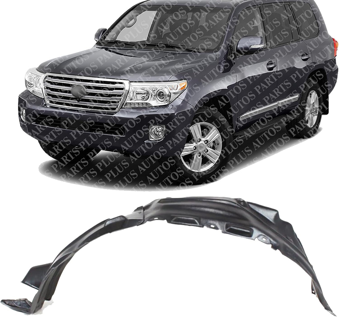 Front Fender Liner Rear Section Left Driver Side Direct Replacement Compatible With 2008-2015 Toyota Land Cruiser TO1248154 5387660060