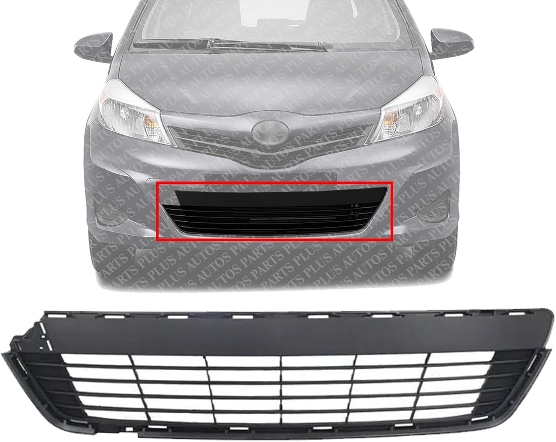 AUTOS PARTS PLUS Front Bumper Lower Grille Direct Replacement Compatible With 2012-2014 Toyota Yaris TO1036127 5311252260