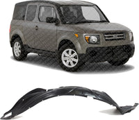 Front Fender Liner Rear Section Right Passenger Side Direct Replacement Compatible With 2007-2008 Honda Element HO1249129 74101SCVA90