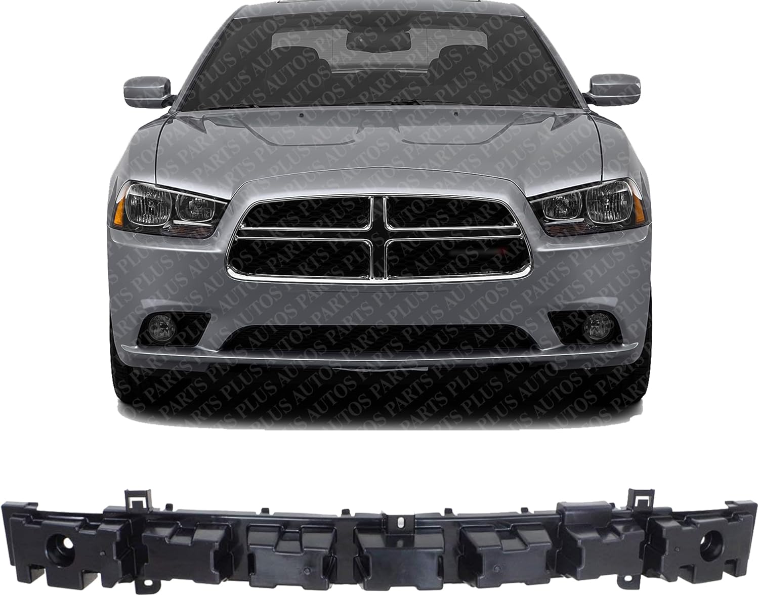Front Bumper Face Bar Impact Absorber Direct Replacement Compatible With 2011-2014 Dodge Charger CH1070830 57010464AA
