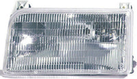 AUTOS PARTS PLUS Front Grille Chrome Shell & Plastic Insert + Bezels + Head Lamp + Signal & Corner Light Left Driver & Right Passenger Side Direct Replacement Compatible With 1992-1997 Ford F-Series