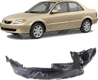 Front Fender Liner Left Driver Side Direct Replacement Compatible With 2001-2003 Mazda Protege MA1248112 B30D56141A