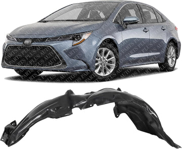 Front Fender Liner Left Driver Side Direct Replacement Compatible With 2019-2020 Toyota Avalon TO1248224 5387607040