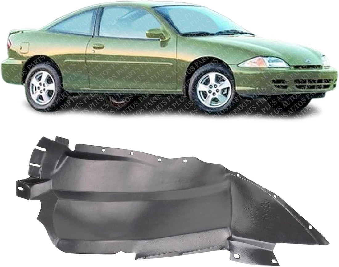 Front Section Fender Liner Right Passenger Side Direct Replacement Compatible With 1995-1999 Chevrolet Cavalier GM1249214 22640830