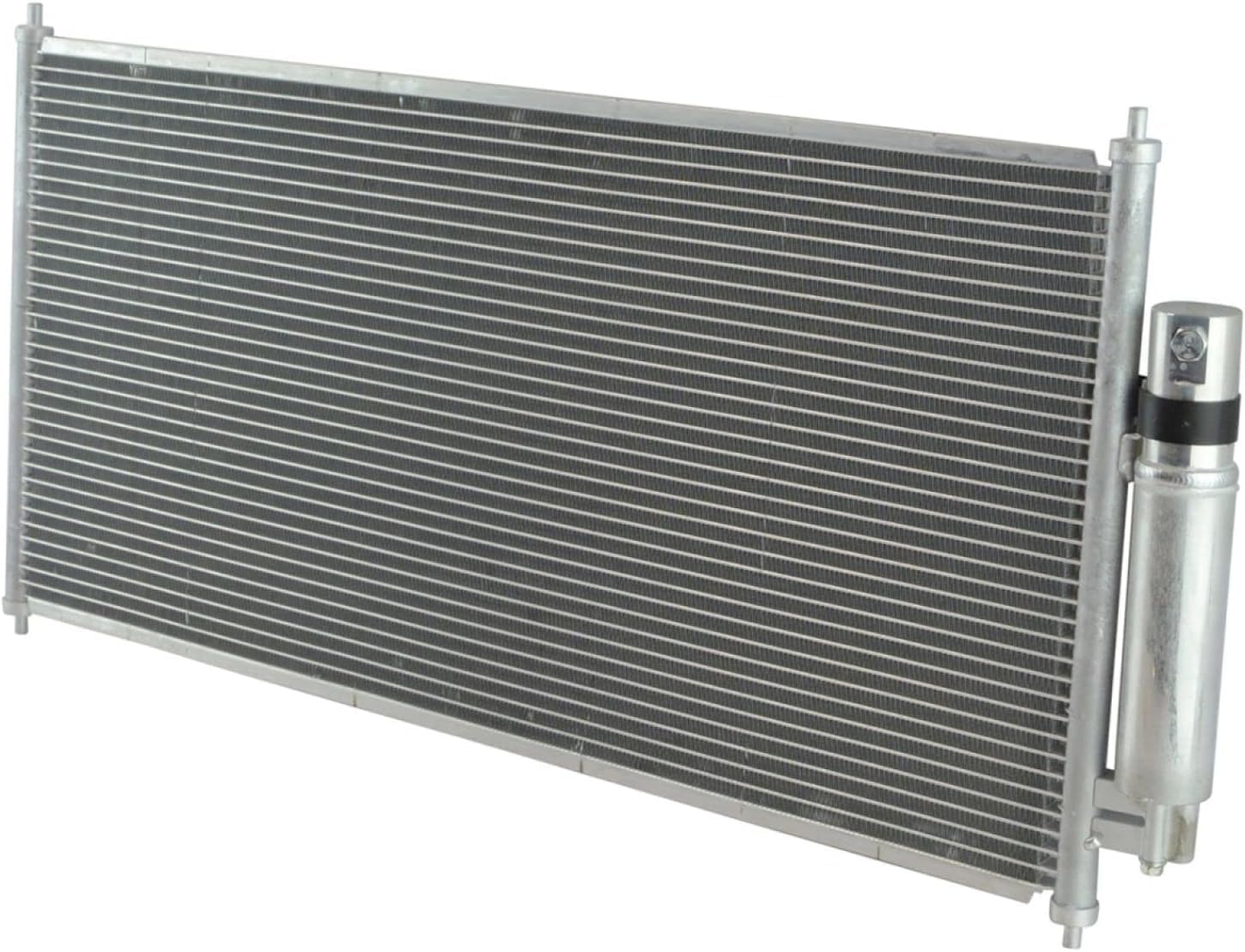 AUTOS PARTS PLUS Front AC Condenser Aluminum Direct Replacement Compatible With 2007-2012 Nissan Sentra NI3030162 92100ZE80A