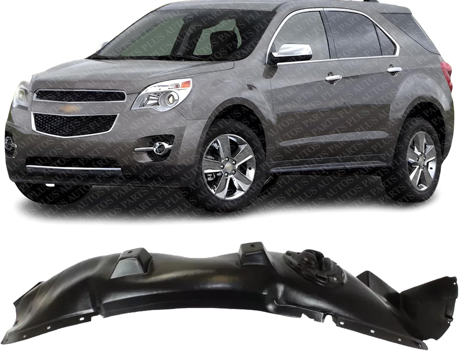 Front Fender Liner Left Driver Side Direct Replacement Compatible With 2010-2013 Chevrolet Equinox 22888600-PFM