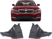 Set Of 2 Front Lower Section Fender Liner Right Passenger & Left Driver Side Direct Replacement Compatible With 2013-2019 BMW 3-Series BM1251125 BM1250125 51718055020 51718055019