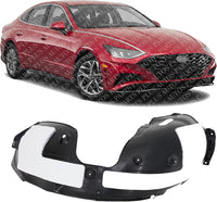 Front Fender Liner Right Passenger Side Direct Replacement Compatible with 2021-2023 Hyundai Santa Fe HY1249188 86812S2500