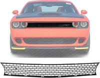 Front Grille Textured Shell And Insert Plastic Direct Replacement Compatible With 2015-2020 Dodge Challenger CH1200399 6PB51RXFAA