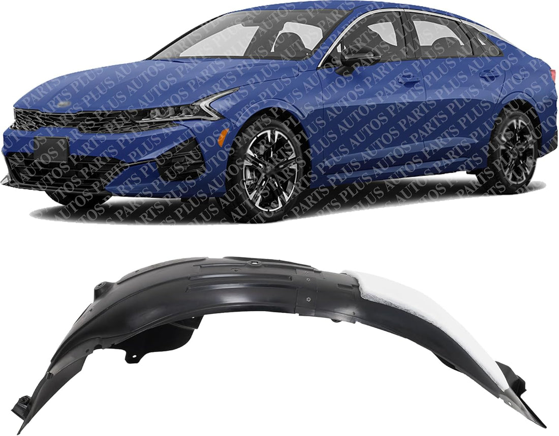 Front Fender Liner Left Driver Side Direct Replacement Compatible With 2021-2024 Kia K5 KI1248167 86811L3300