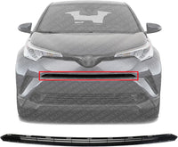 Front Bumper Grille Textured Plastic Direct Replacement Compatible With 2018-2019 Toyota C-HR TO1036182 53114F4020