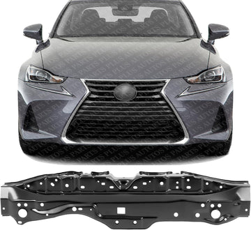 Front Radiator Upper Support Center Tie Bar Steel Direct Replacement Compatible With 2018-2021 Lexus IS300 / 2014-2021 IS350 LX1225125 5320530122