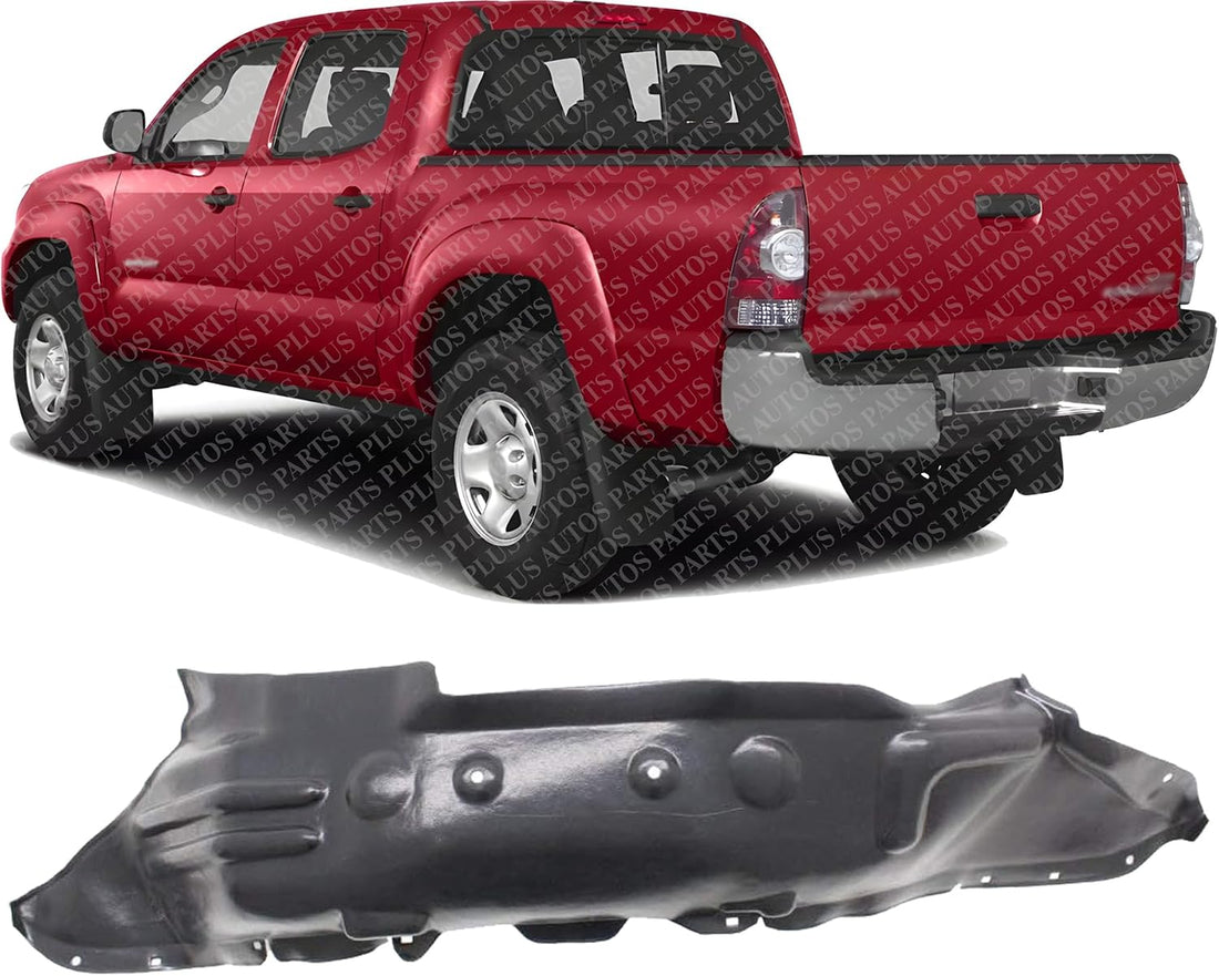 Rear Fender Liner Left Driver Side Direct Replacement Compatible With 2005-2015 Toyota Tacoma TO1762103 6563804050