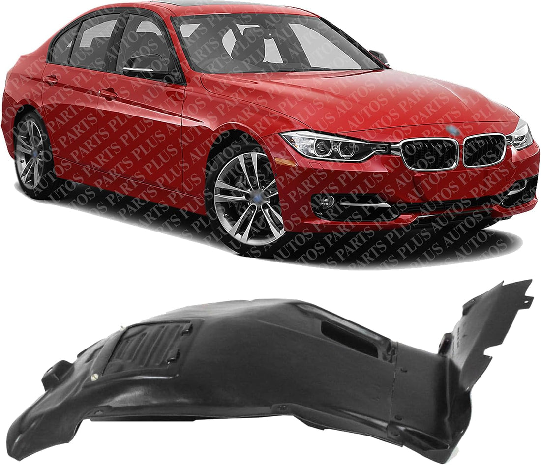 Front Section Fender Liner Right Passenger Side Direct Replacement Compatible With 2006-2012 BMW 3-Series BM1251115 51718040102