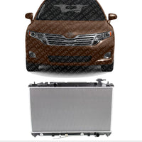 Front Radiator Aluminum Core Direct Replacement Compatible With 2009-2016 Toyota Venza TO3010332 16400-0V010