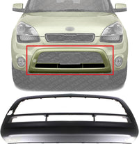 Front Bumper Molding Primed Direct Replacement Compatible With 2012-2013 Kia Soul KI1087101 865122K540