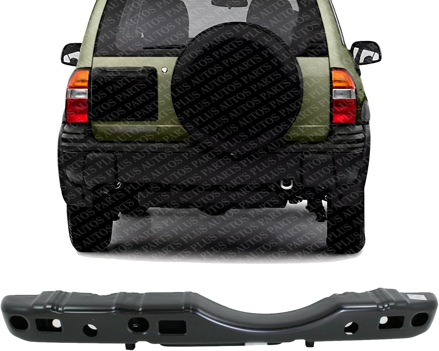 Rear Bumper Reinforcement Steel Direct Replacement Compatible With 1999-2004 Chevrolet Tracker GM1106547 30021198