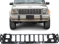 Front Header Panel ABS Plastic Without Headlight Leveling Device Direct Replacement Compatible With 1993-1995 Jeep Grand Cherokee CH1220110 55054886
